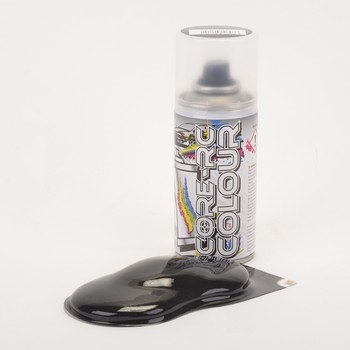 Jet Black Polycarbonate Aerosol Paint - 150ml