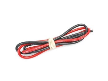 Silicone Wire 12g - Red/Black 2x50cm