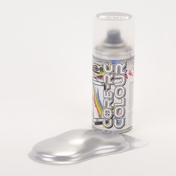 Metallic Silver Polycarbonate Aerosol Paint - 150ml
