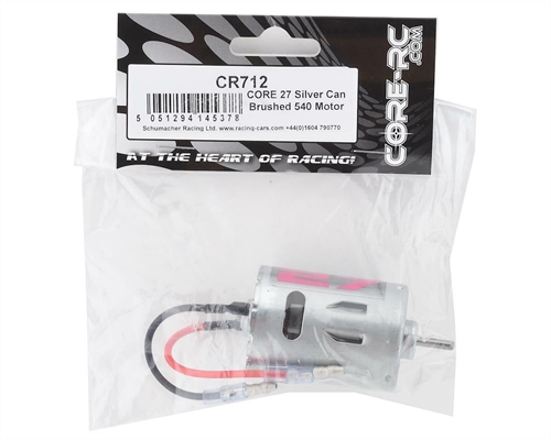 Core RC 27T Silver Can Brushed 540 Motor
