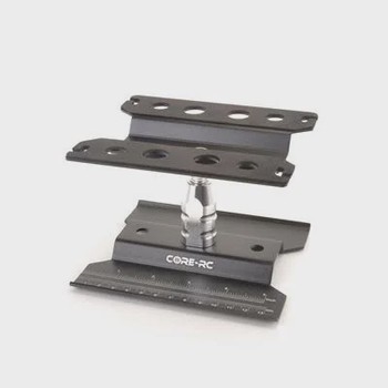 Rotating Car Stand Black