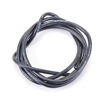 Silicone Wire 14AWG - Black 1 Metre
