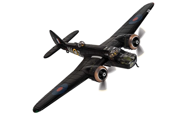 Corgi 1:72 Diecast Bristol Blenheim Mk.IVF G-BPIV Z5722/WM-Z Spirit of Britain First, Duxford Airfield, 28th May 1993 - AA38410