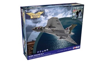 Corgi 1:72 Diecast Avro Vulcan B2 XM597 Black Buck 6 Rio de Janerio divert June - AA27206