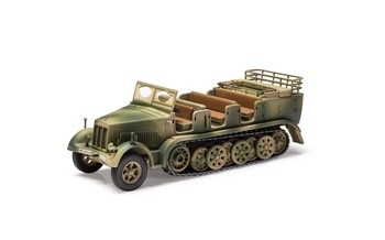 Corgi 1:50 Diecast Sd.Kfz.7 Krauss-Maffei Medium Towing Half-Track - CC60013