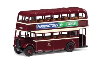 Corgi 1:76 Diecast Guy Utility Bus, Burton Corporation, 6 Anglesey Rd via Station & Uxbridge St - OM43917A