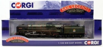 Corgi 1:120 Diecast Locomotive BR 4-6-2 Britannia Class 70000 'Britannia' circa 2012 - ST97701