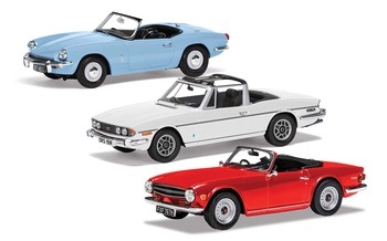 Corgi 1:43 Scale Diecast Cars Topless Triumph Collection - TC00005