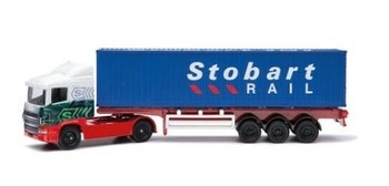 Corgi 1:64 Diecast Eddie Stobart Super Haulers Skeletal Truck Container Lorry Blue - TY86650