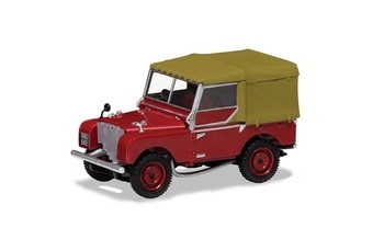 Corgi Vanguards 1:43 Diecast Land-Rover Series 1 80", Poppy Red - VA11118