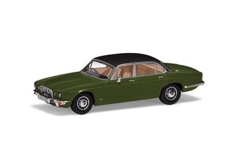 Corgi Vanguards 1:43 Diecast Jaguar XJ12 Series 2 LWB, Juniper Green - VA13902