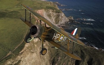 Corgi 1:72 Diecast Gloster Gladiator Mk.II N2308 HP-B Battle of Britain, RAF No. 247 Squadron, August 1940 - AA36212