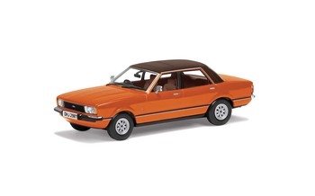 Corgi Vanguards 1:43 Diecast Ford Cortina Mk4 2.0 Ghia Signal Orange - VA11915