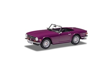 Corgi Vanguards 1:43 Scale Diecast Triumph TR6 Magenta - VA14701