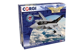 Corgi 172 Diecast Panavia Tornado GR4 - Goldstars Retirement Scheme - AA33621
