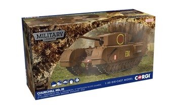 Corgi 150 Diecast Churchill MkIII Tank ESK - 6th Guards Armoured Brigade - CC60112