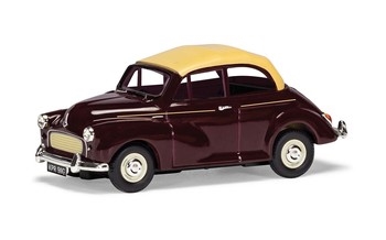 Corgi Vanguards 143 Diecast Morris Minor 1000 Convertible Maroon B - VA07105