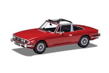 Corgi Vanguards 143 Diecast Triumph Stag Mk1 LD10 10th Pre-Production Car Signal Red - VA10113
