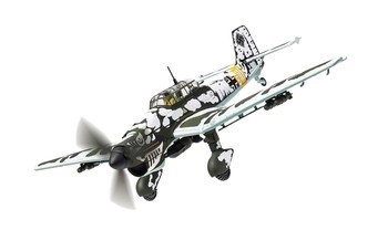 Corgi 172 Diecast Junkers Ju-87B-2 Stuka Ghost Bones - AA32519