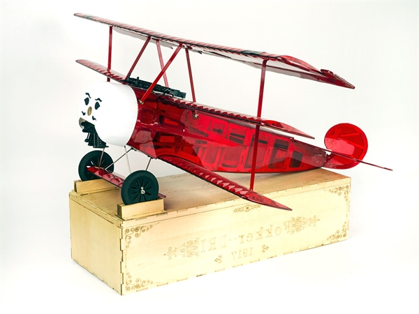 DW Hobby Fokker DR1 ARF - 770MM (INC 1100KV MOTOR,20A ESC,PROP)