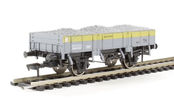 OO Gauge Grampus wagon DB981487 in Civil engineers Dutch