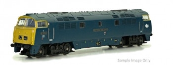 N Gauge Class 52 Diesel Locomotive BR Chromatic Blue SYE with Large Double Arrows Western Duke No D1043