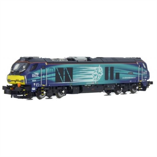 N Gauge Drs Class 68 68005 Defiant Diesel Locomotive 6 Pin DCC Ready