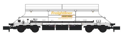 N Gauge HIA Freightliner Heavy Haul Limestone Hopper White 369044