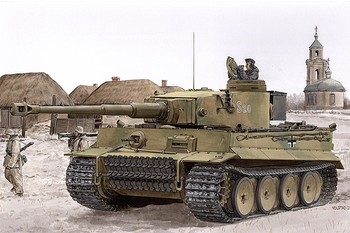 Sd.Kfz.181 Pz.Kpfw.VI Ausf.E Tiger I Early Production Battle of Kharkov 1/35 Plastic Model Kit