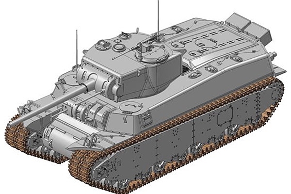 Heavy Tank T1E1 1/35 Plastic Model Kit