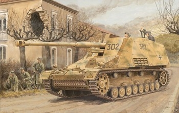 Sd.Kfz.164 Hornisse (Nashorn, Early Variant)