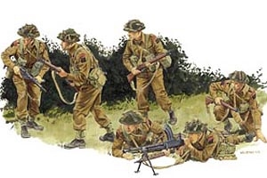 British Infantry Normandy 1944 135 Plastic Model Kit