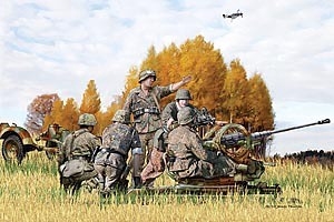 2cm Flak 38 135 Plastic Model Kit