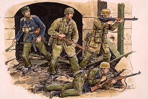 German Fallschirmjager, Monte Cassino 1944