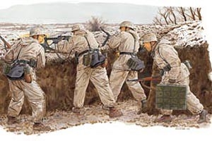 German 2nd Fallschirmjager Division Kirovograd Winter 194243 135 Plastic Model Kit