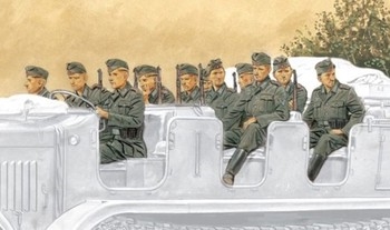 German Half-Track Riders