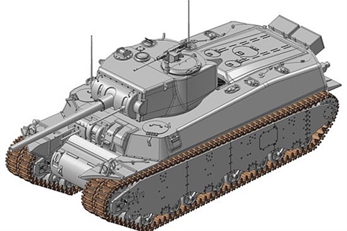 Heavy Tank T1E1 135 Plastic Model Kit