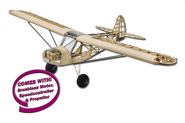 DW Hobby Savage Bobber 1.0M Balsa Kit (Motor, esc, Servo)