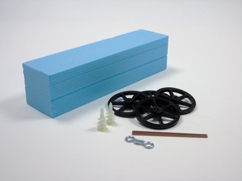 Blood Hound Foam Educational Bulk Rocket Car Kit 10 D-ES-BLOOD10