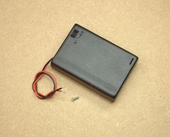 3 Cell AA Battery Box with Lead and Switch
