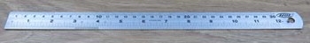 12" Stainless Steel Ruler