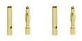 Pair 2mm Gold Connectors