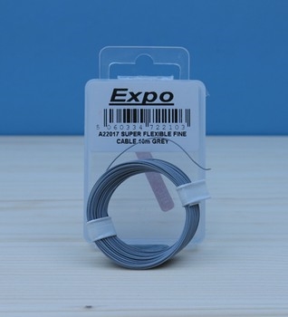 Super Flexible Fine Cable 10m Grey