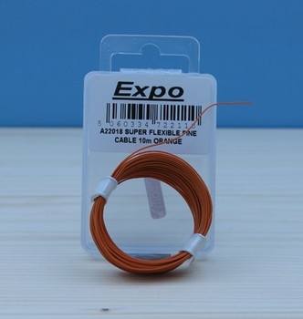 Super Flexible Fine Cable 10m Orange