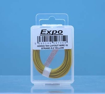 10m Layout Wire 18 Strand /0.2 Yellow