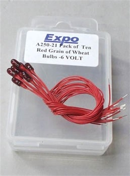 GOW 6v Red Bulbs (10)