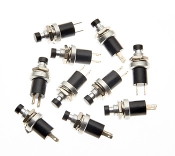 Push To Make Black Switch (10)