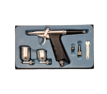 Gravity Feed Airbrush With Pistol Grip