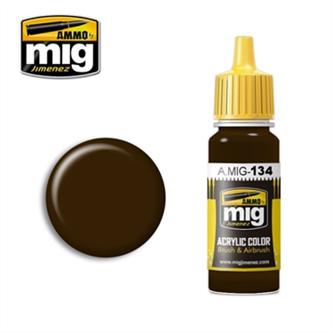 MIG134 BURNT BROWN RED Acrylic Paint - 17ml