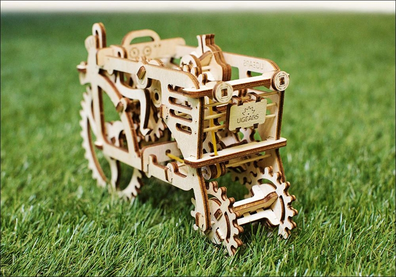 UGears Tractor Wooden Mechanical Model Kit
